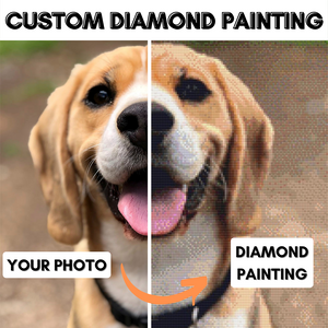 Custom Diamond Painting Kits for Adults DIY 5D - Photo Diamond Art Shipped from USA