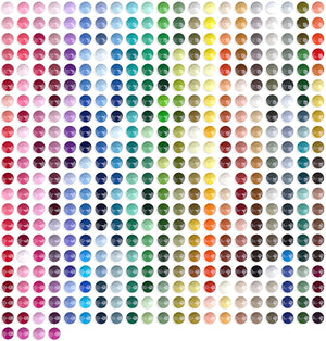 240 DMC Colors Beads Sparkle in ZipLock Bags, Rhinestones for Diamond Painting Kits, 89000 Beads