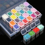 Storage Box Slot 28 Diamond Painting Organizer