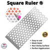 Mesh Ruler for Diamond Painting - Super Helpful