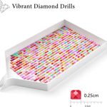 240 DMC Colors Beads Sparkle in ZipLock Bags, Rhinestones for Diamond Painting Kits, 89000 Beads